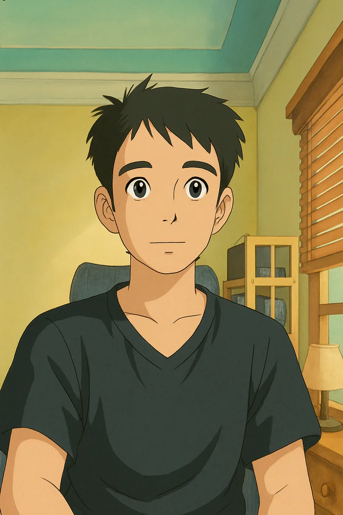Example of Studio Ghibli style transformation